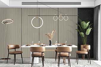 富阳轻奢风格-餐厅