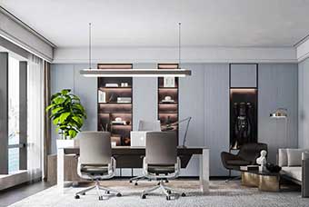 富阳轻奢风格-书房