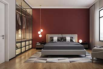 富阳现代风格-卧室