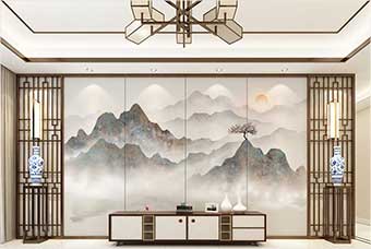 富阳森佰汇航空纤维（山水画系列）